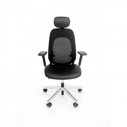 ergonomische-bureaustoel-flex-mesh-executive-vooraanzicht