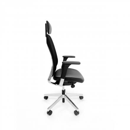 ergonomische-bureaustoel-flex-mesh-executive-zijaanzicht